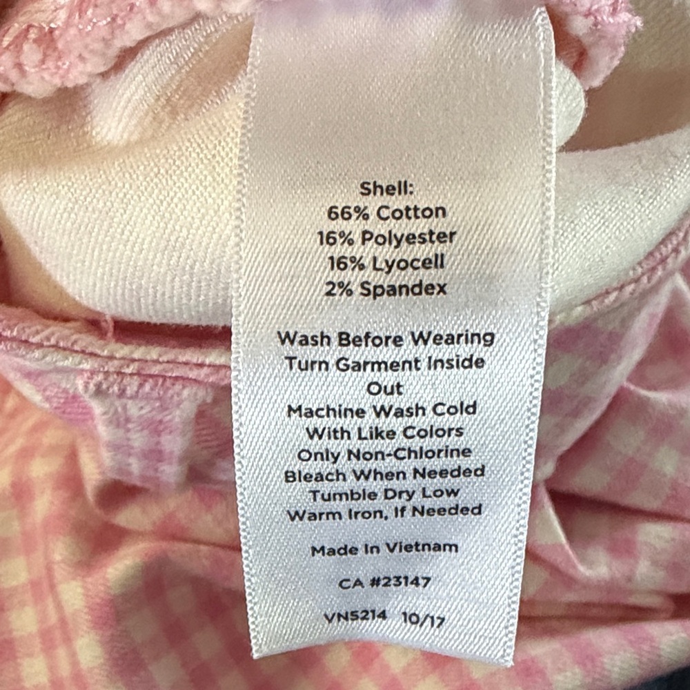 Talbots Pink Gingham Pencil Skirt - Picture 8 of 8